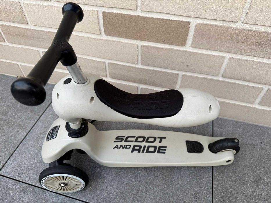 Scoot & Ride Highwaykick 1 Jeździk i hulajnoga 2w1 Ash