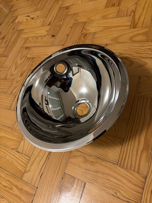 Lavatório inox redondo