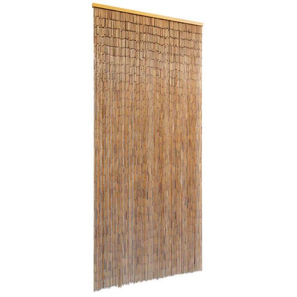 vidaXL Bambusowa kurtyna na drzwi 90x200 cm