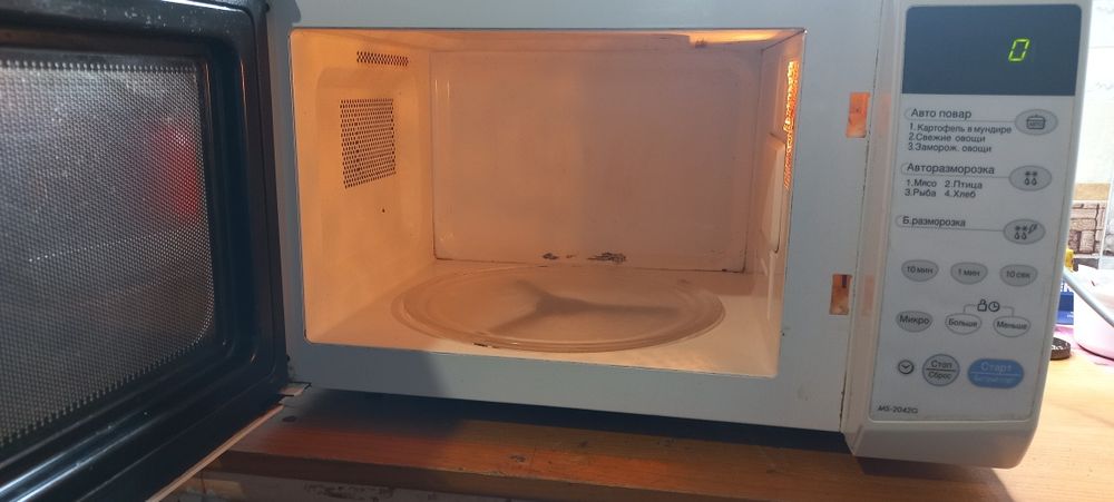 Микроволновая печь LG MS 2042 G по запчастям. Микроволновка.  Разборка