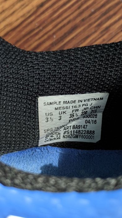 Бутси дитячі Adidas Messi, 35р, 22см