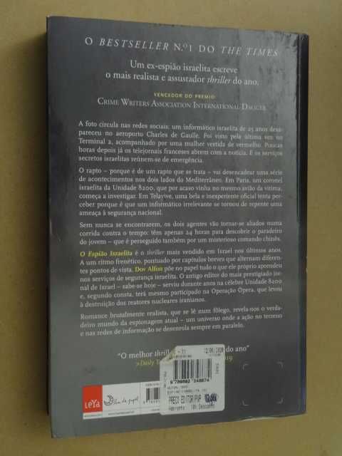 O Espião Israelita de Dov Alfon - 1ª Edição