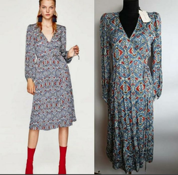 Сукня на запах zara.