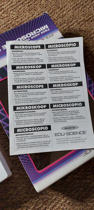 Microscópio Set - EduScience