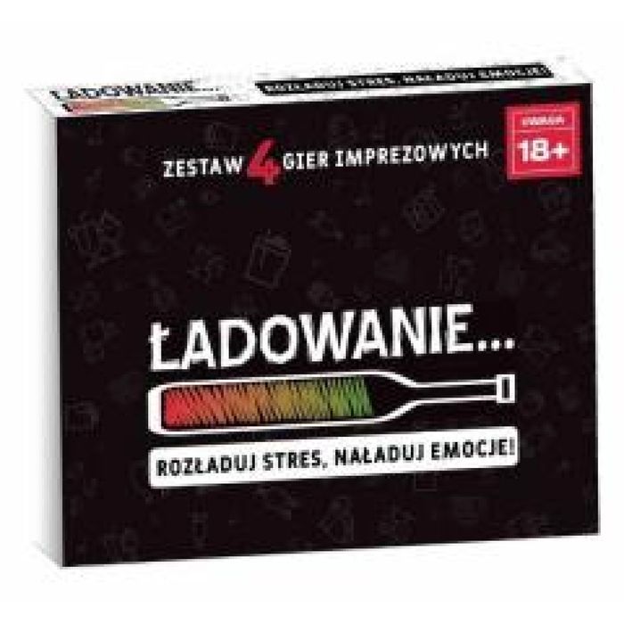 Ładowanie - zestaw 4 gier impresowych Grammi pudełko,212x267 mm
