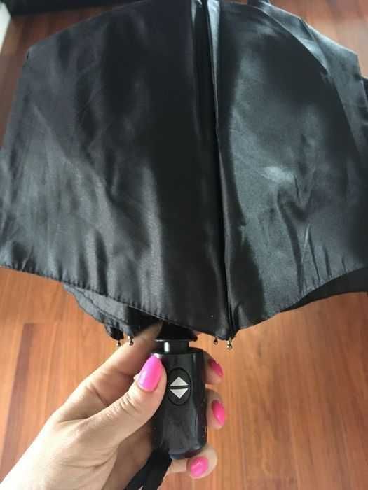 Parasol składany 110 cm czarny