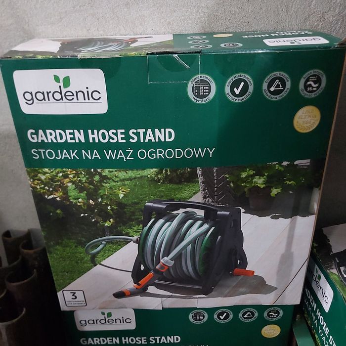 Stojak zwijacz na wąż ogrodowy Gardenic