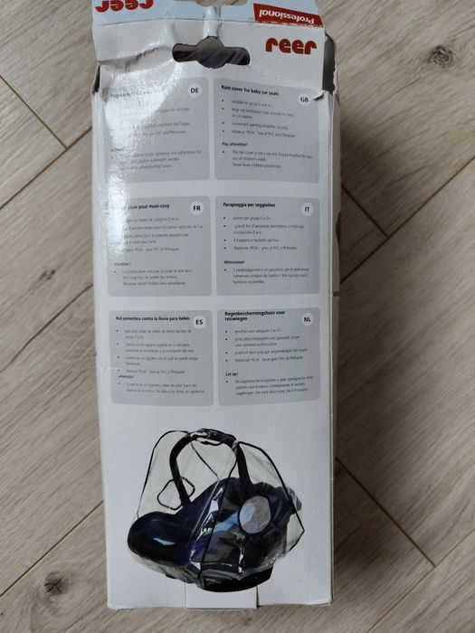 Folia przeciwdeszczowa fotelik łupina