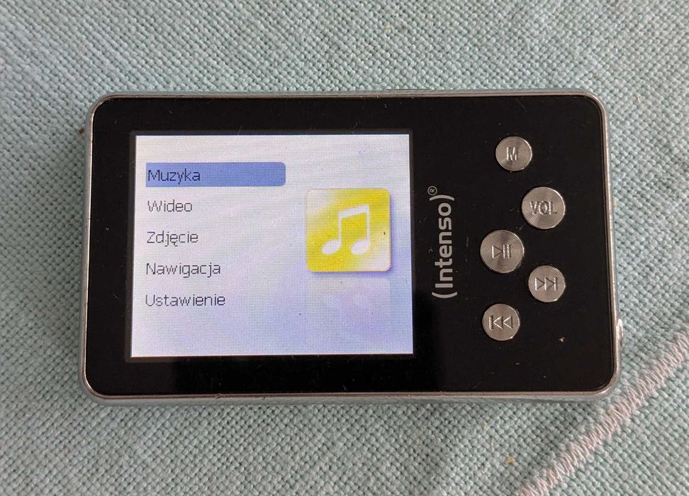 Odtwarzacz MP3 / MP4 Intenso 4GB - kolorowy ekran, polskie menu