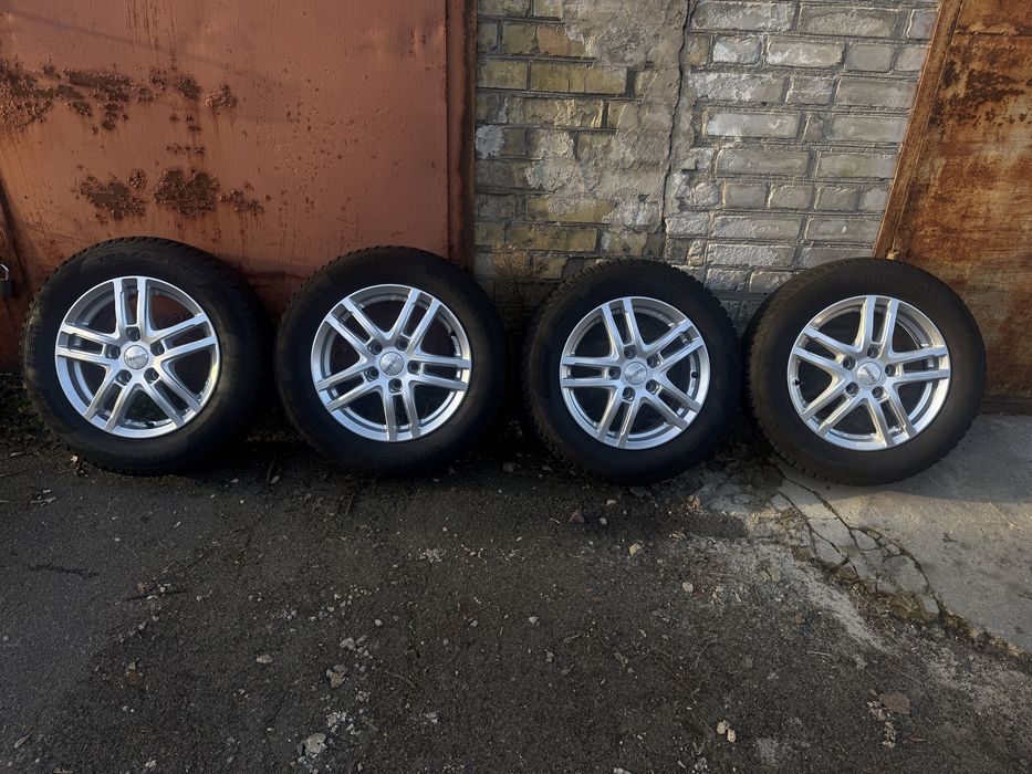 Комплект зимових коліс на VAG 5x112, 195/65/R15, Continental, Pirelli