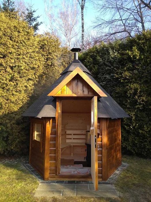 Sauna Ogrodowa Fińska Ruska Bania Sauna 4,5 M2 Kielce