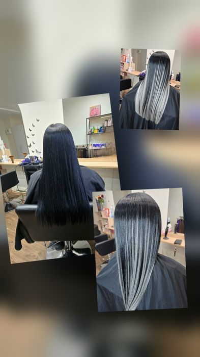 Нарощування  волосся,  кератин