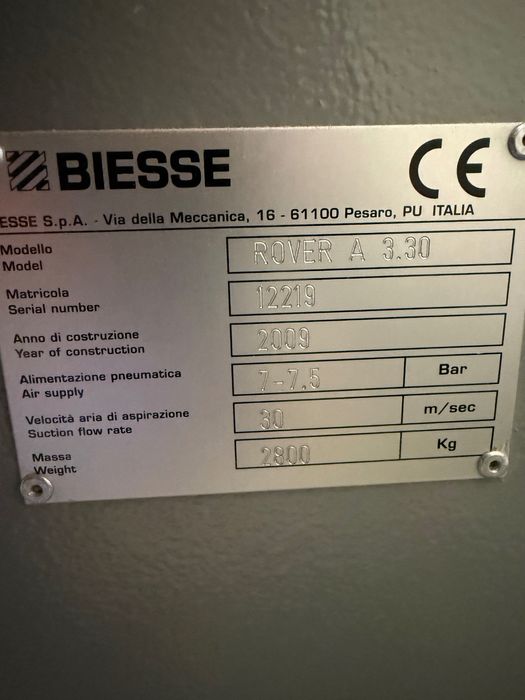 Centrum  Obróbcze CNC BIESSE ROVER A 3.30 4 Osie