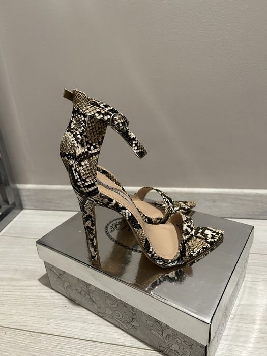 Buty damskie obcas szpilki r 39 dl.wkl. 24-24,5 cm nowe