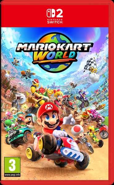 Mario Kart World + dwie kierownice do Nintendo SWITCH 2 = Wejherowo