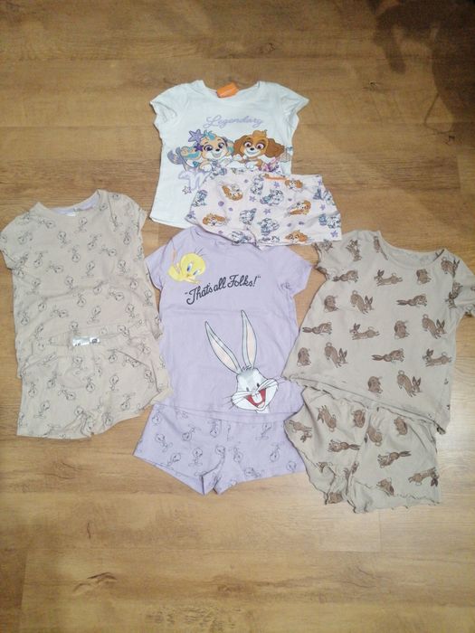 Piżamki 110/116 H&m