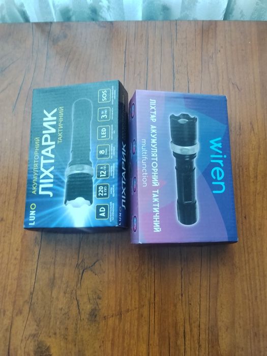 Ліхтар акумуляторний світлодіод Т6