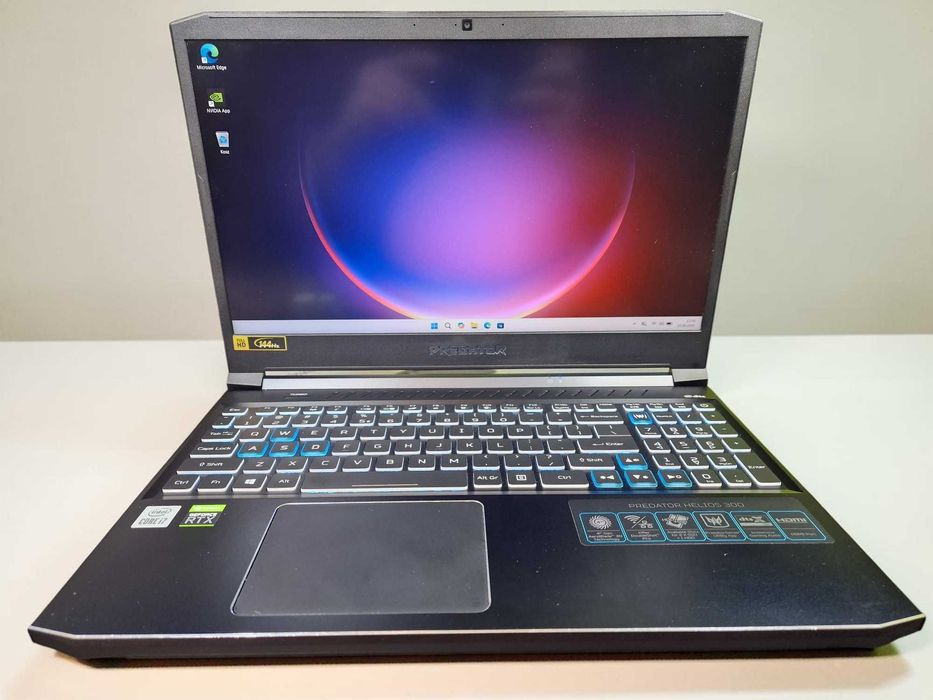 Acer Predator Helios 300 PH 313-53 / i7-10750H 2.60Ghz / 24GB 3200Mhz DDR4 / RTX 3060 6GB / 1TB SSD / 15.6" FHD IPS 144Hz / Grade A / GW 12 miesięcy