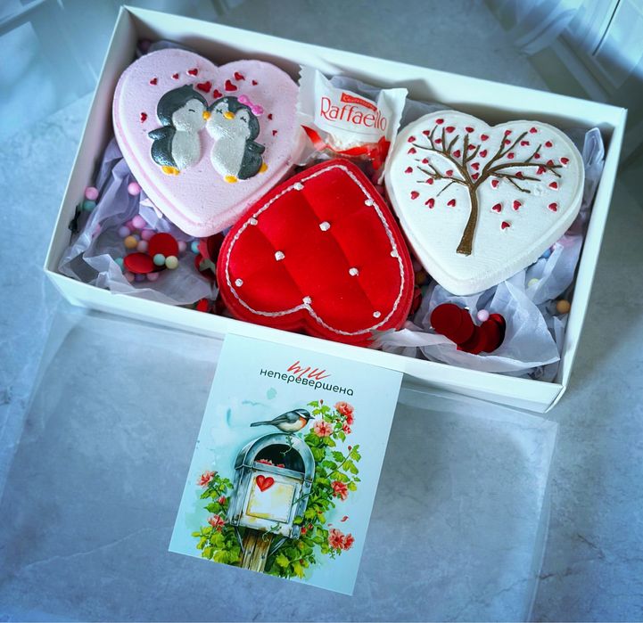 Бомбочки для ванни подарунковий набір оригінальний подарунок