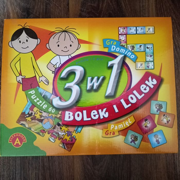 Puzzle domino memory 3w1 Bolek i Lolek
