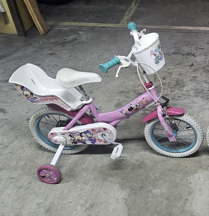 bicicleta da minnie de criança