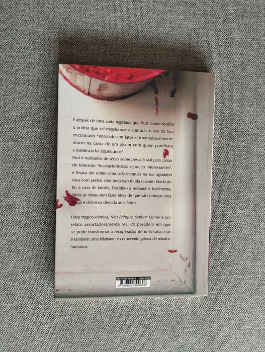 Livro "Não brinque, senhor Tanner" de Jean-Paul Dubois