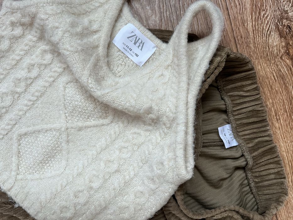 Zara жилетка штани палаціо 140-146 см