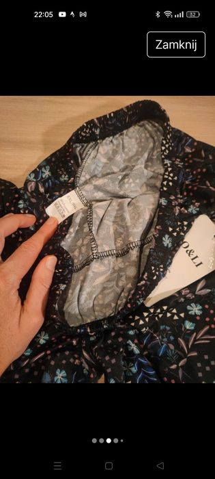 Duże, dzianinowe spodnie 8XL