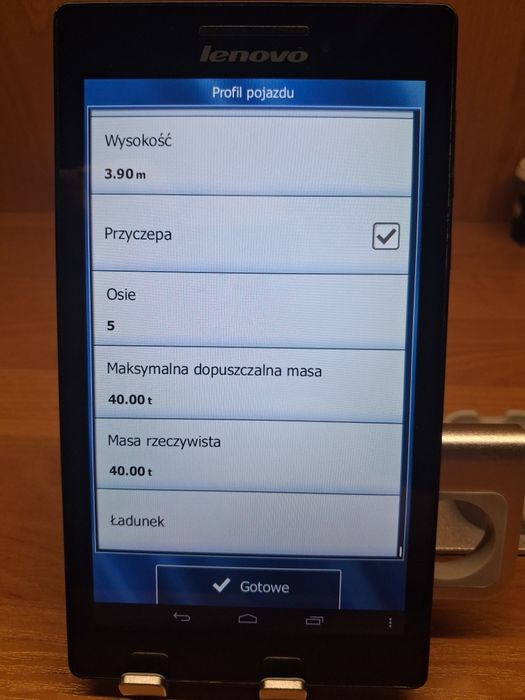 tablet lenovo  z wgrana nawigacją igo nowe mapy