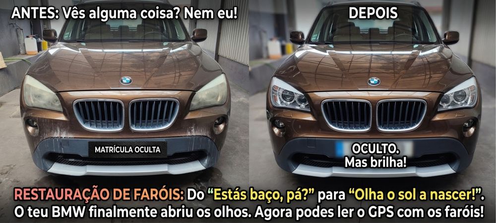 Polimento de faróis - Recupere o brilho do seu carro