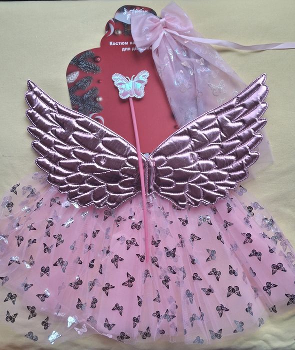 2-6років Ангел дитячий костюм маскарадний сукня крила поні єдиноріжка