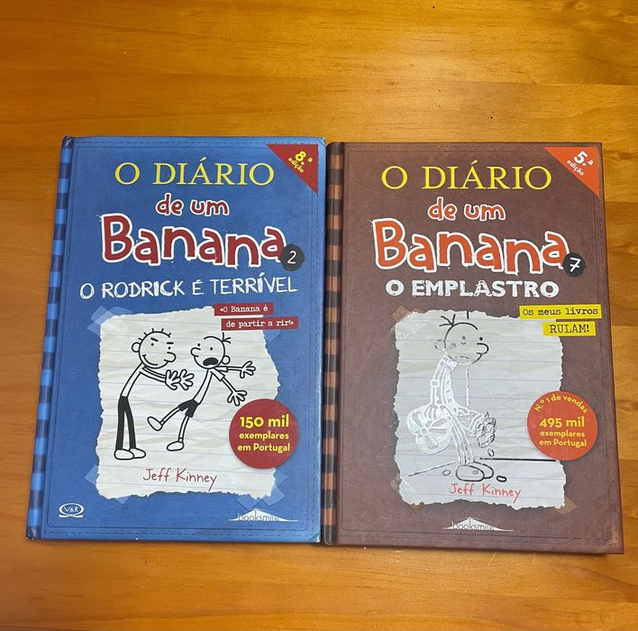 Livros da coleção “O diário de um banana”