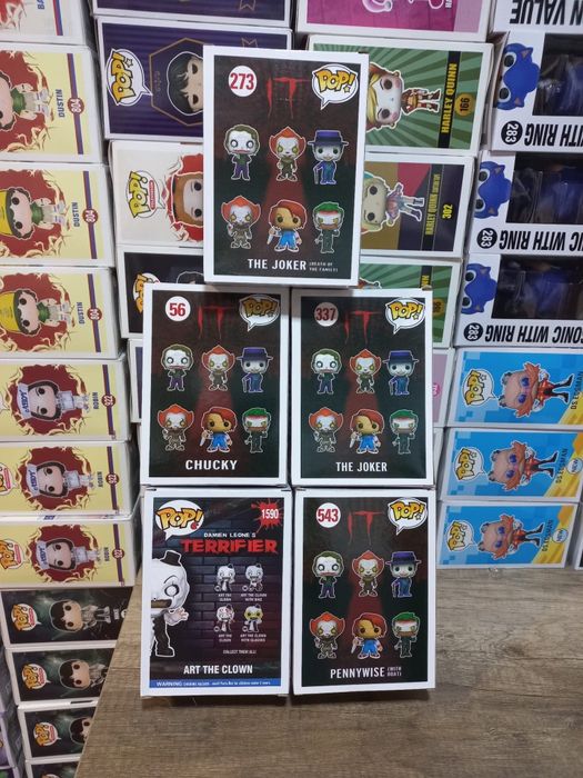 Figuras de terror e outras joker