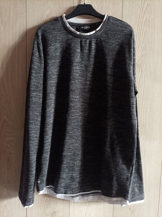 Bluza/ sweter szara/ czarna M