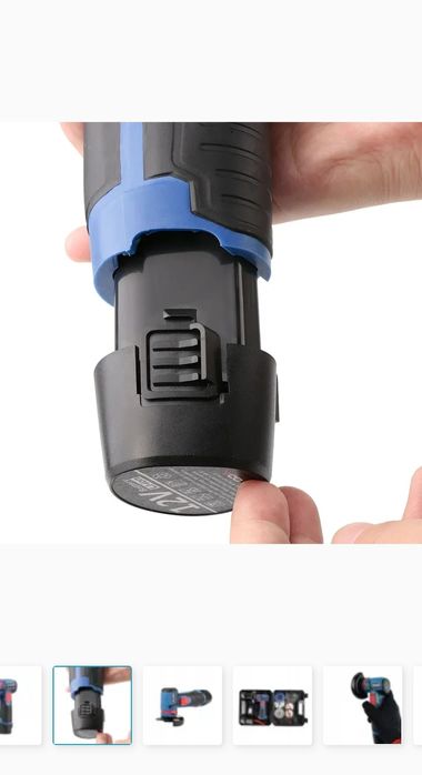 Szlifierka akumulatorowa 2x akumulator 12v 75mm