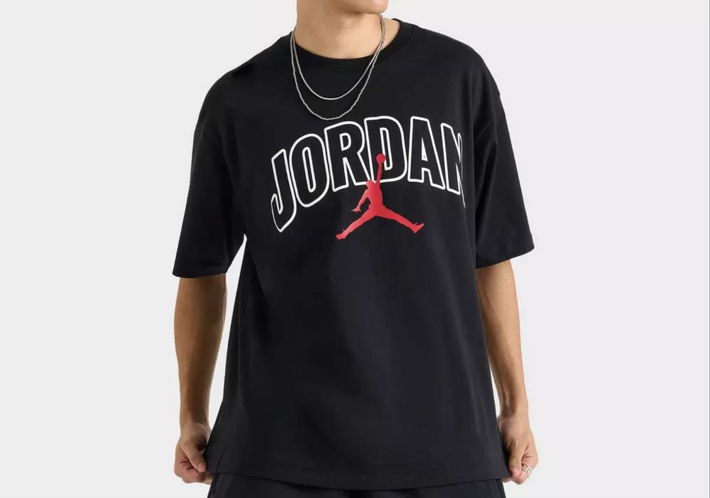 ОРИГІНАЛ Чоловіча Футболка Nike Air Jordan M L  IB7347-010 Чорна з США