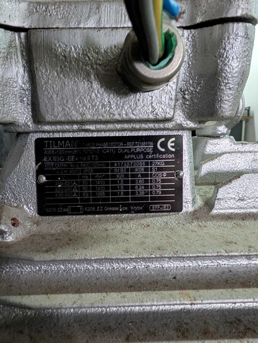 Hotte 440cm com motores e sistema de extinção de fogo automático