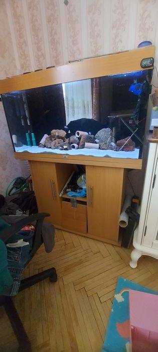 Акваріум 200л,повний комплект з резервним живленням