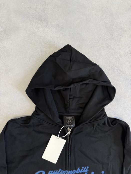 зип худи Balenciaga Lamborghini black zip up M L vetements