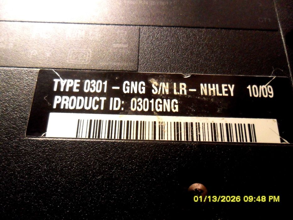 Ноутбук LENOVO ThinrPad Tyre 0301-GNG 15.6".