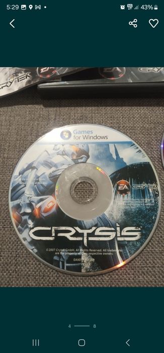 CRYSIS gra komputerową PC płyta  CD polska wersja
