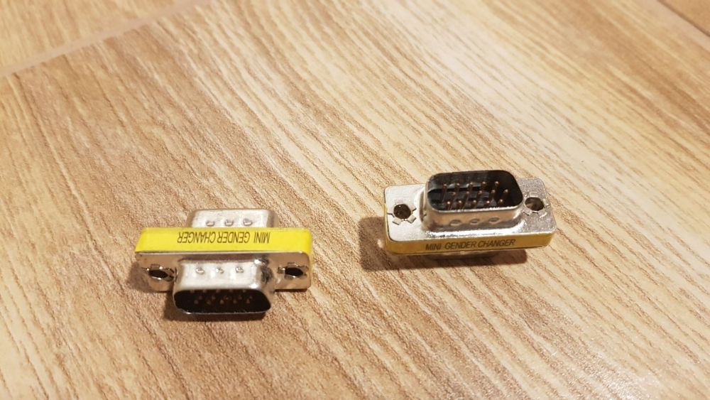 Adapter DSUB - DSUB i kabel DSUB-DSUB 30 cm przydatne