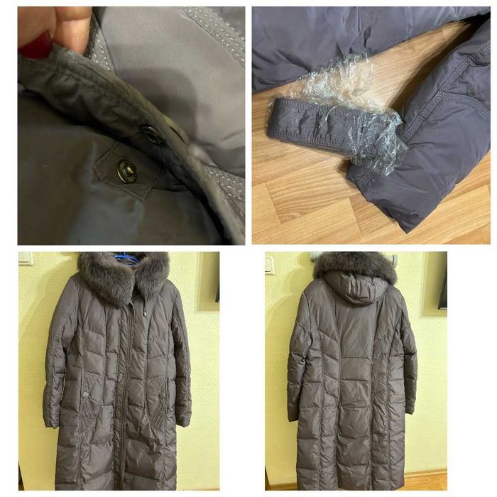 Пуховик пух перо песец фирменный  Obralite  XL  50-52 отл. сост.