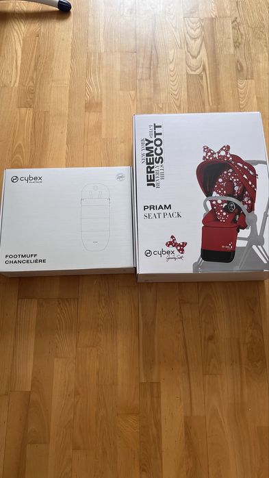 Cybex Priam 4.0 Tapicerka+Spiworek Petticoat Red by Jeremy Scott