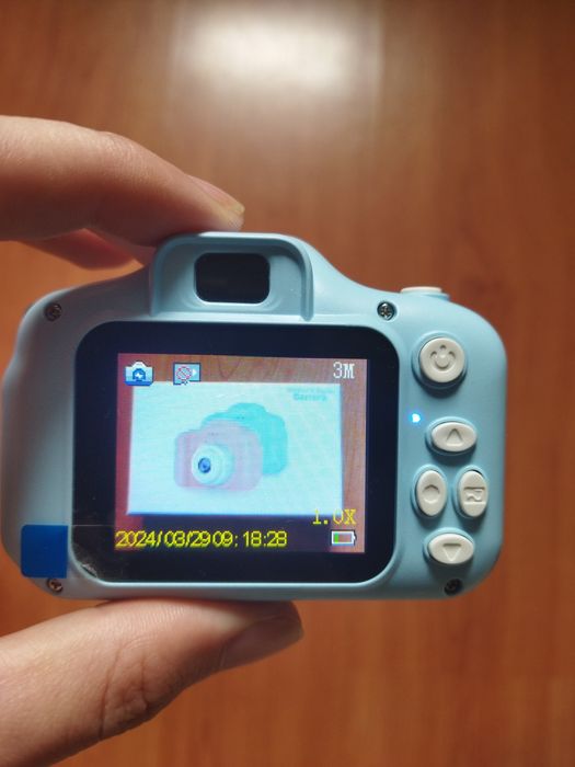 Mini câmara fotográfica para crianças nova com cartão de memória 32g