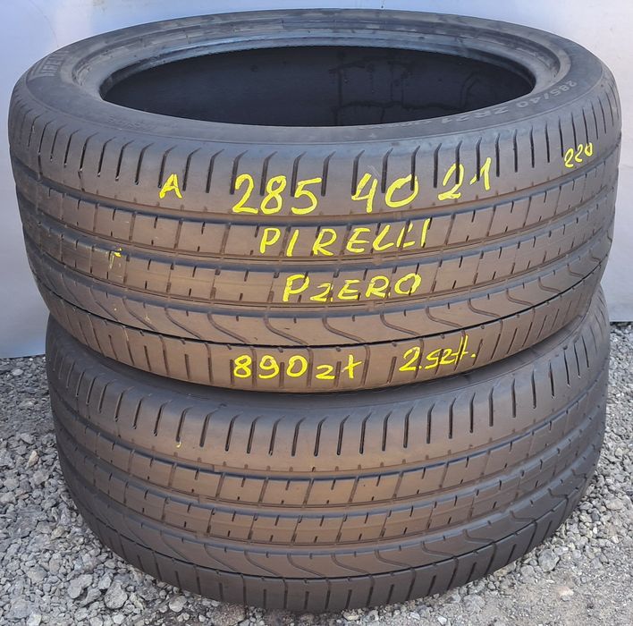 285/40/21 Pirelli pzero 2szt 7mm 2020rok