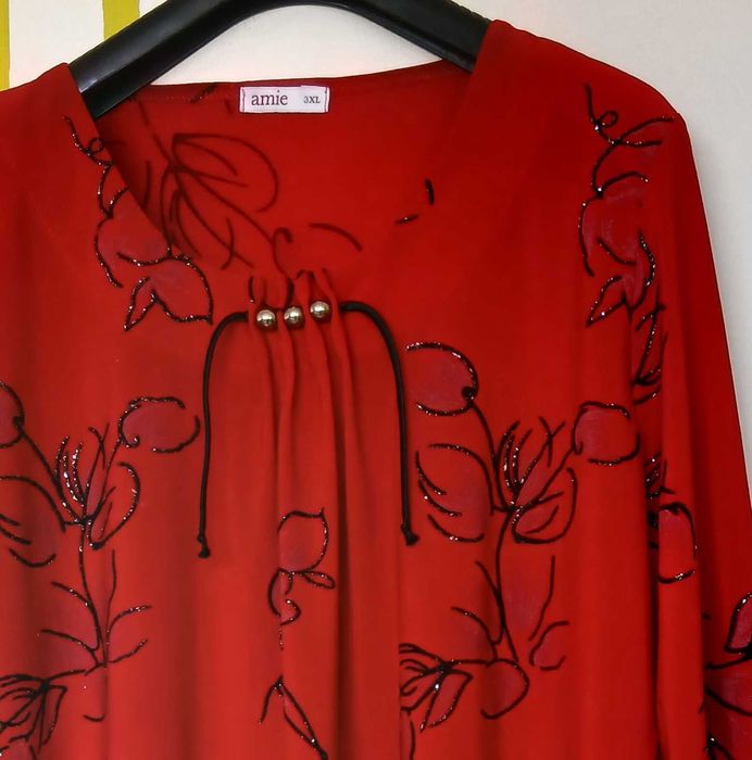 XXL Elegancka bluzka/ tunika w idealnym stanie Amie produkt polski