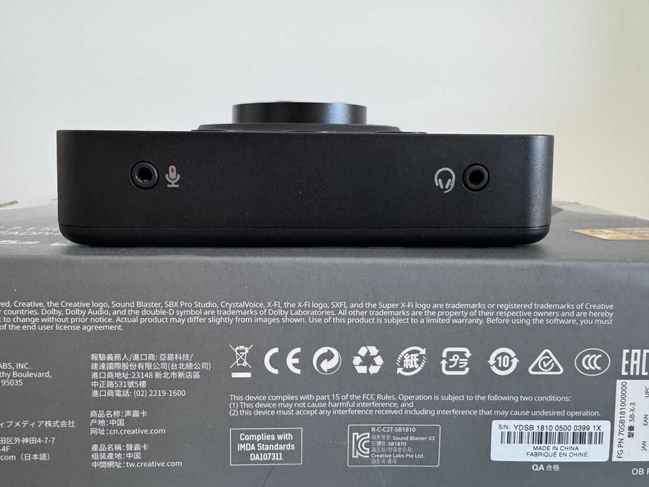 Звукова карта зовнішня Creative Sound Blaster X3