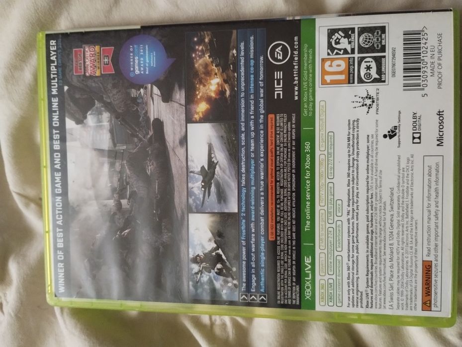 Gra Battlefield 3 xbox360