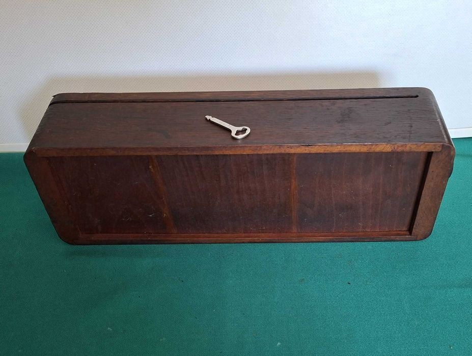 Gaveta de madeira, original, para móvel de máquina de Costura Singer